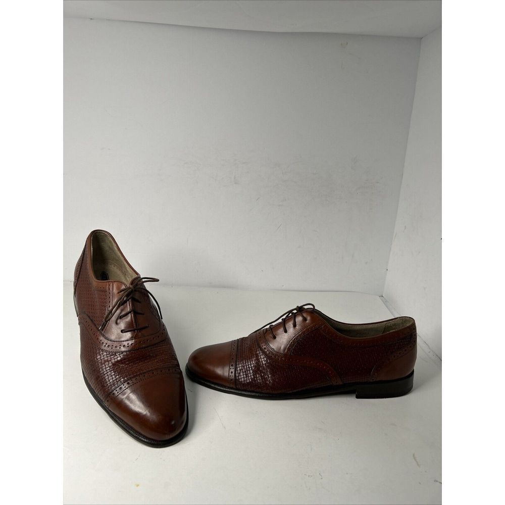 Italian Leather Florsheim Barletta Series mens shoes size 11 EUC
